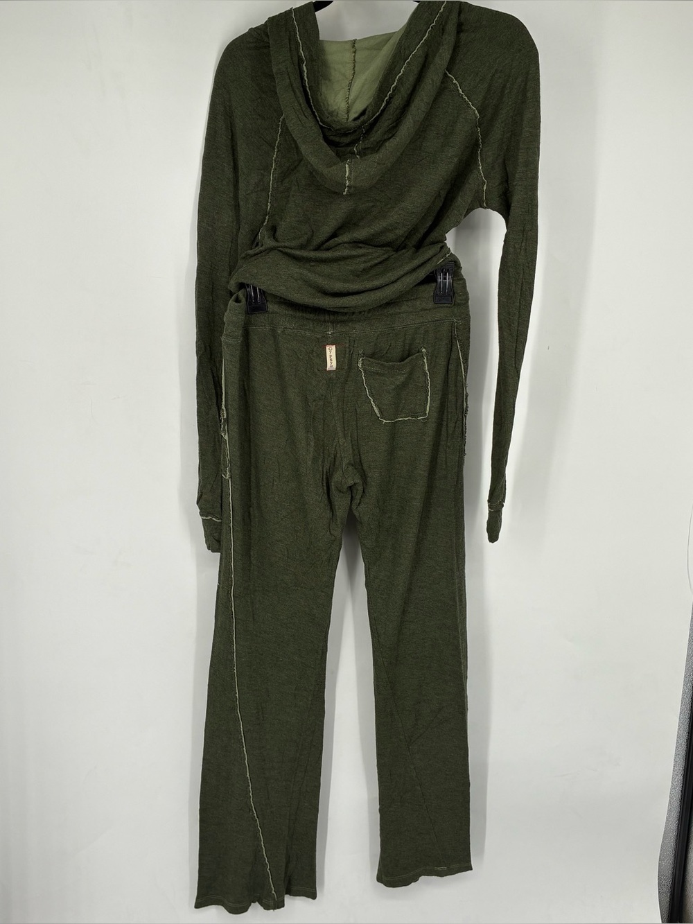 Gypsy 05 Small Hoodie Sweatpants Set Outfit Green Sweatshirt Boho Bohemian Chic - Picture 7 of 8